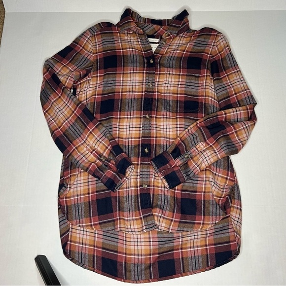 AMERICAN Eagle boyfriend fit flannel size small - Picture 1 of 14